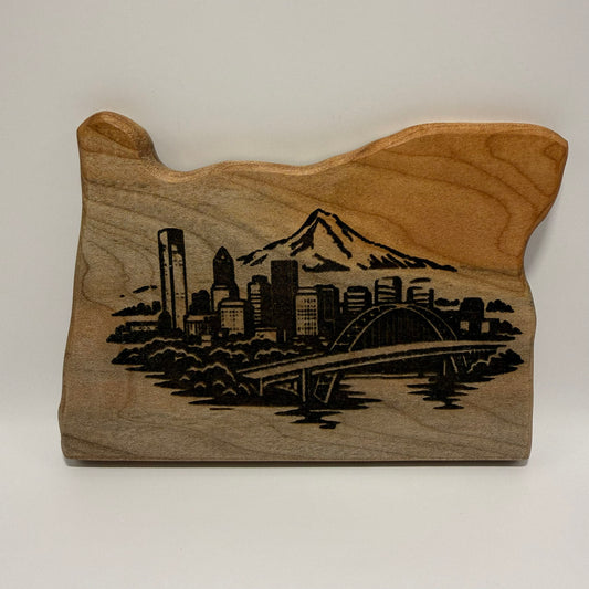 Engraved Coaster - Oregon Portland