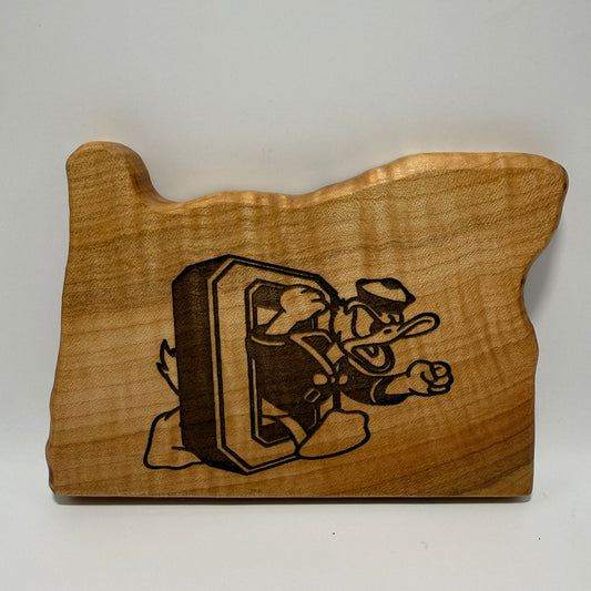 Engraved Coaster - Oregon Fighting Duck