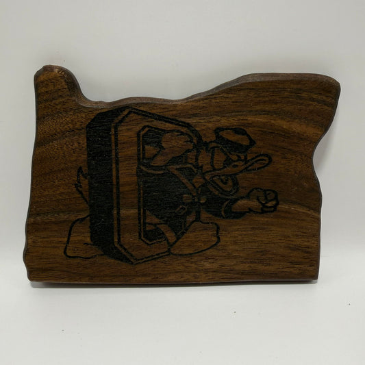 Engraved Coaster - Oregon Fighting Duck