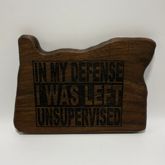 Engraved Coaster - Oregon In My Defense