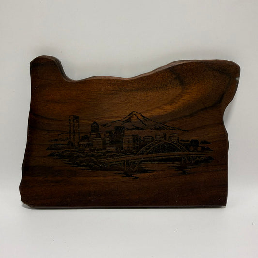 Engraved Coaster - Oregon Portland