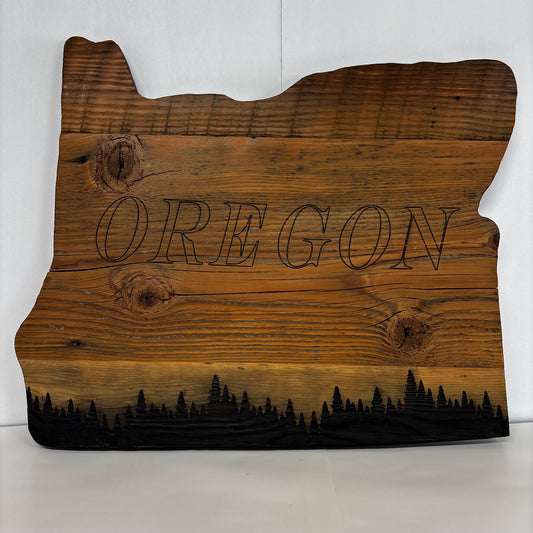 Oregon Rustic Farmhouse Wall Art