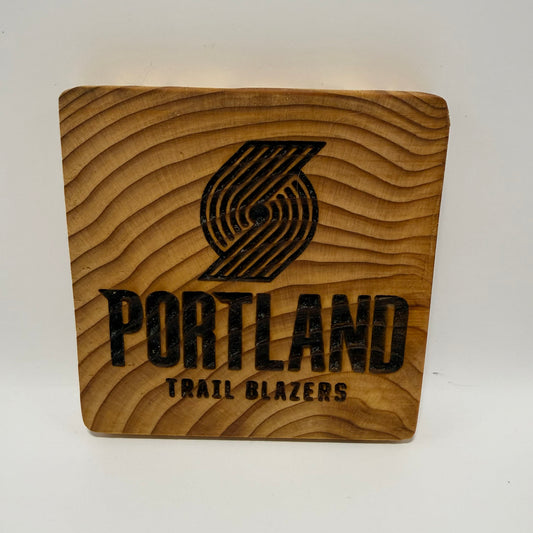 Engraved Coaster - Portland Trail Blazers