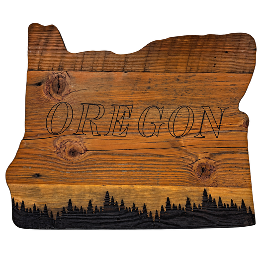 Oregon Rustic Farmhouse Wall Art