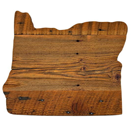 Oregon Reclaimed Wood Wall Art — Blank