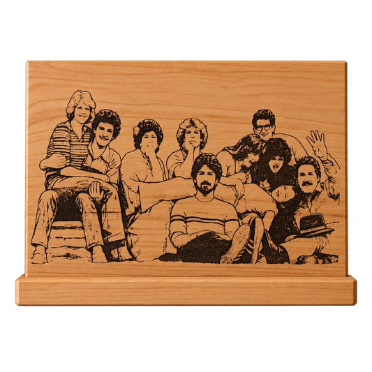 Laser Engraved Photo 5x7 Maple with Stand