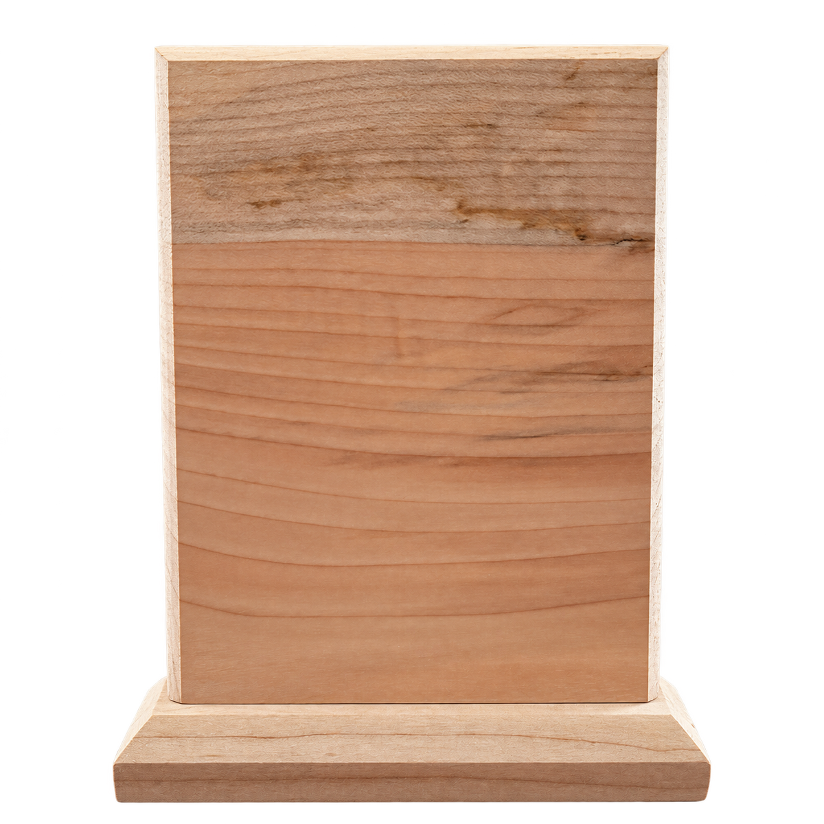 Laser Engraved Photo 5x7 Maple with Keyhole Hanger
