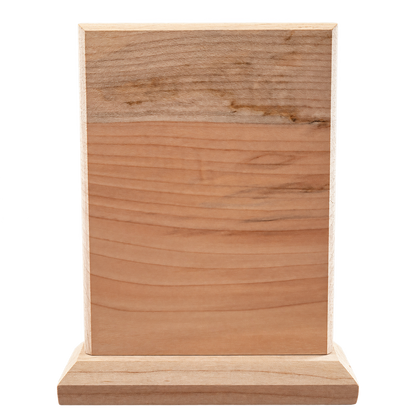 Laser Engraved Photo 5x7 Maple with Keyhole Hanger