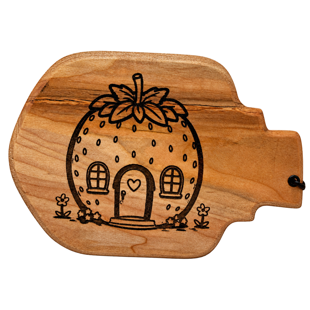 Design inspiration: Strawberry home. Past-work example; choose your size and wood.