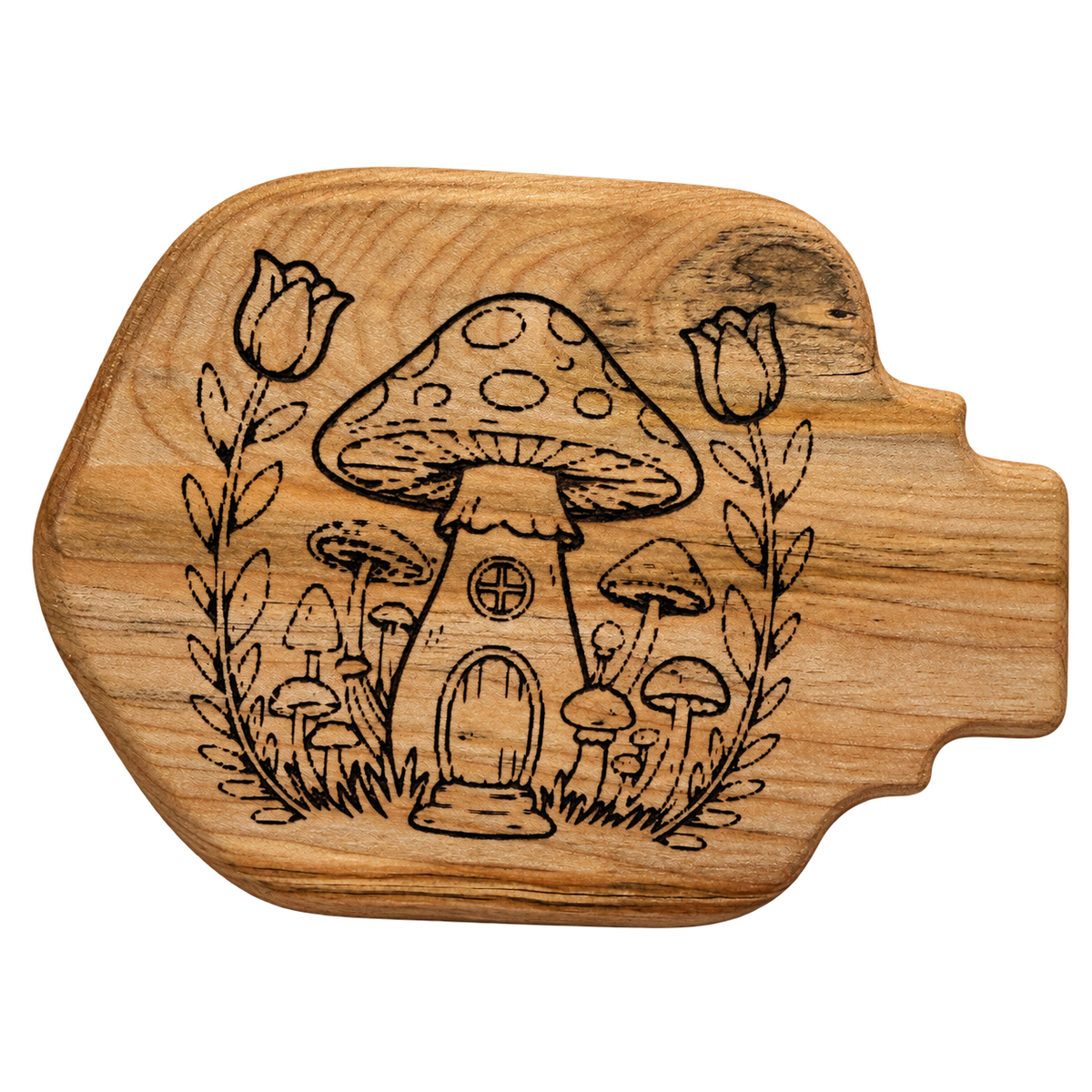 Design inspiration: Mushroom House. Past-work example; choose your size and wood.