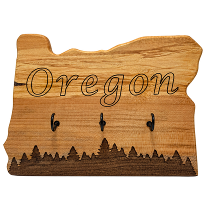 Design inspiration: Oregon with black treeline. Past-work example; choose your size and wood.